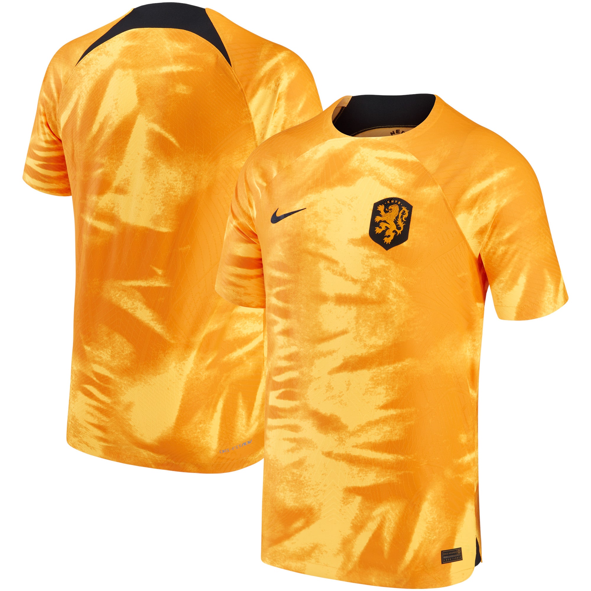 Netherlands National Team 2022/23 Home Vapor Match Authentic Blank Jersey