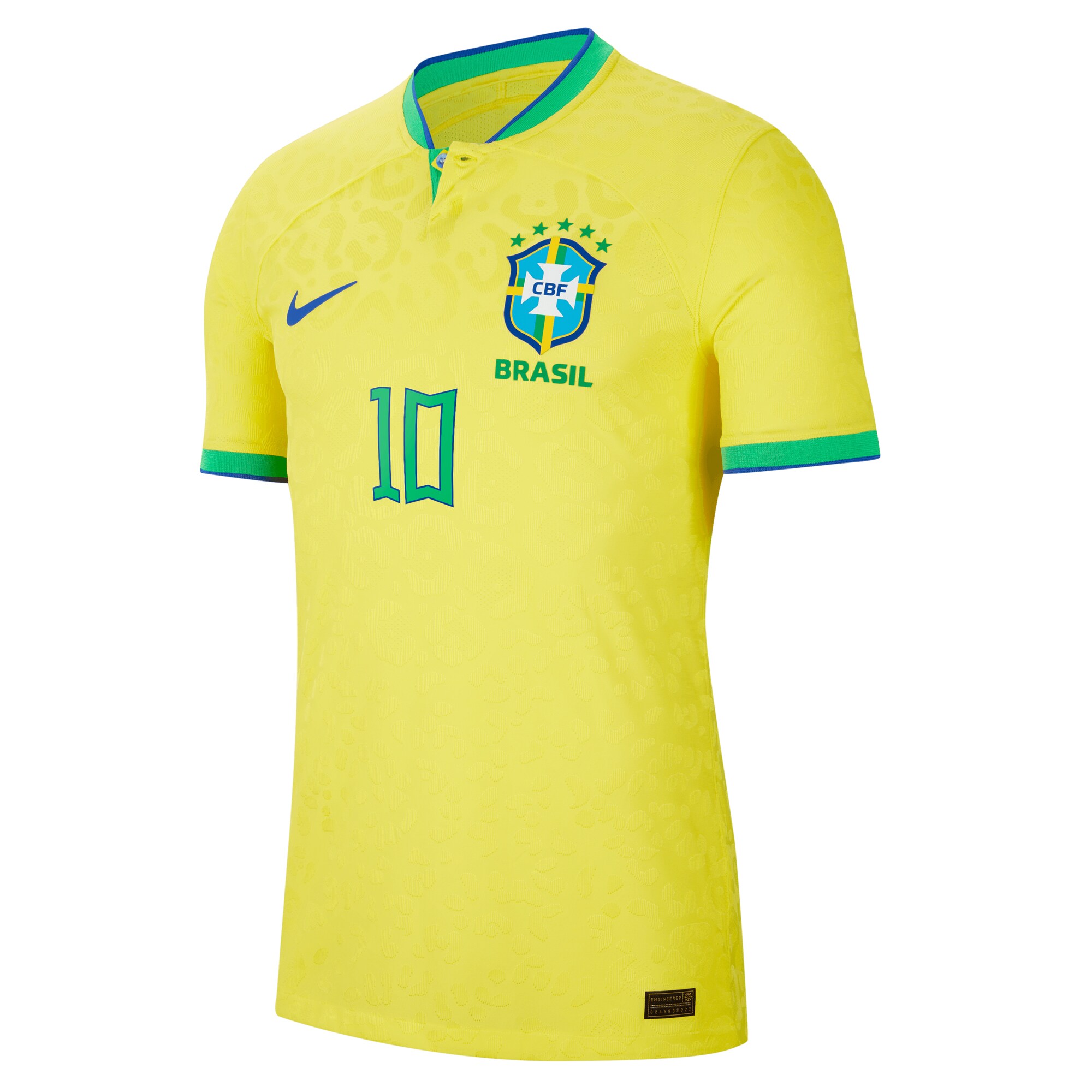 Neymar Jr. Brazil National Team 2022/23 Home Vapor Match Authentic Player Jersey