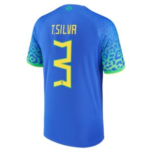 Thiago Silva Brazil National Team 2022/23 Away Jersey