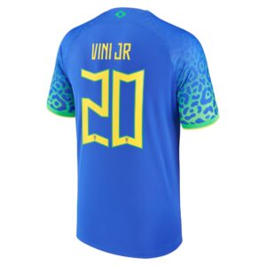 Vinicius Junior Brazil National Team 2022/23 Away Jersey