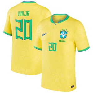 Vinicius Junior Brazil National Team 2022/23 Home Jersey