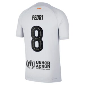 Pedri Barcelona 2022/23 Third Vapor Match Authentic Player Jersey