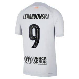 Robert Lewandowski Barcelona 2022/23 Third Vapor Match Authentic Player Jersey