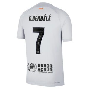 Ousmane Dembele Barcelona 2022/23 Third Vapor Match Authentic Player Jersey