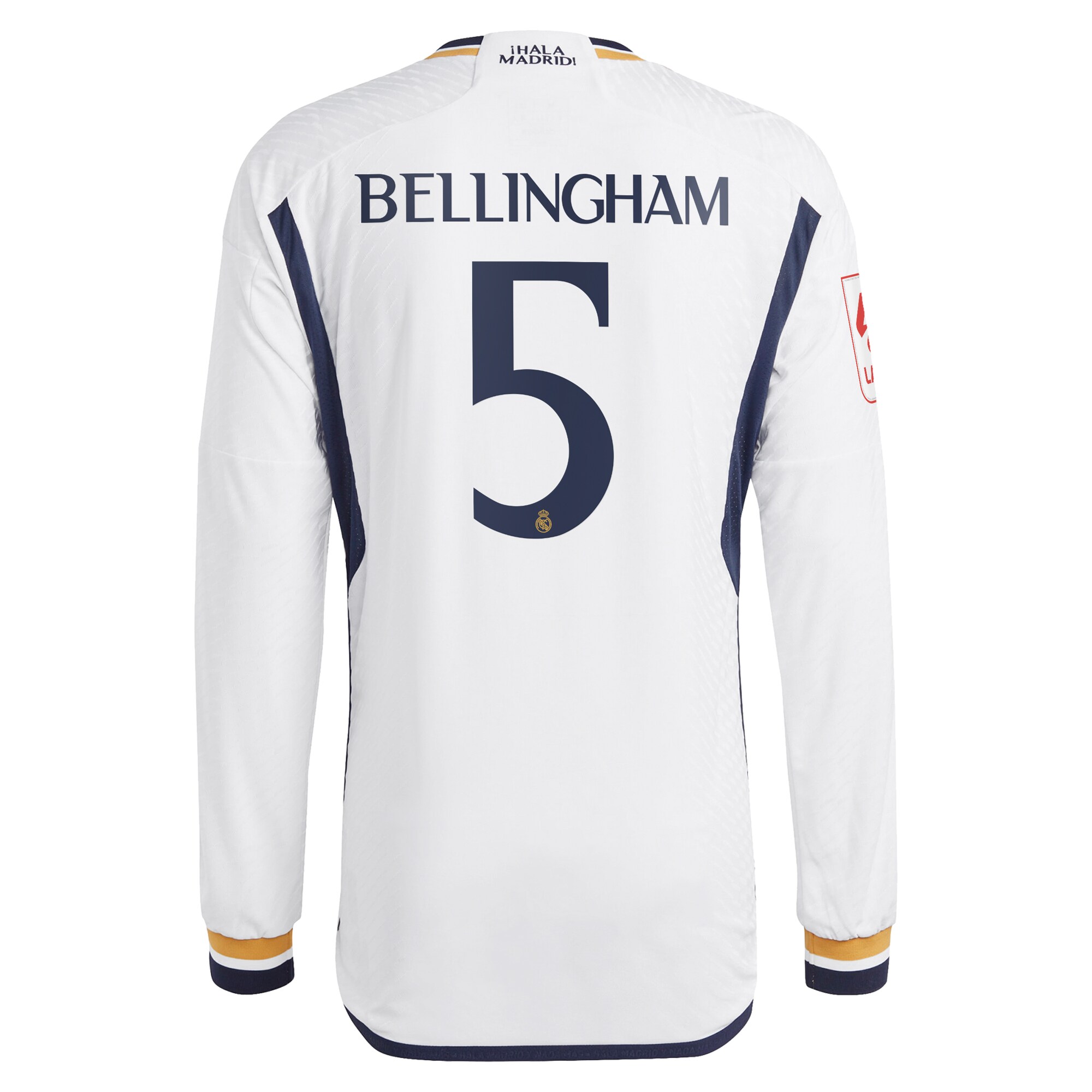 Jude Bellingham Real Madrid Home 2023/24 Authentic Long Sleeve Jersey