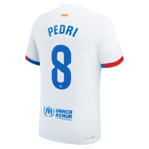 Pedri Barcelona 2023/24 Away Authentic Jersey