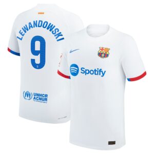 Robert Lewandowski Barcelona 2023/24 Away Authentic Jersey