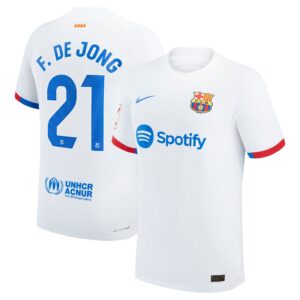 Frenkie de Jong Barcelona 2023/24 Away Authentic Jersey