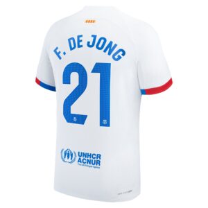 Frenkie de Jong Barcelona 2023/24 Away Authentic Jersey