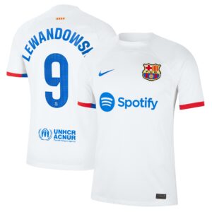 Robert Lewandowski Barcelona 2023/24 Away Jersey