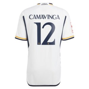 Eduardo Camavinga Real Madrid 2023/24 Home Authentic Jersey