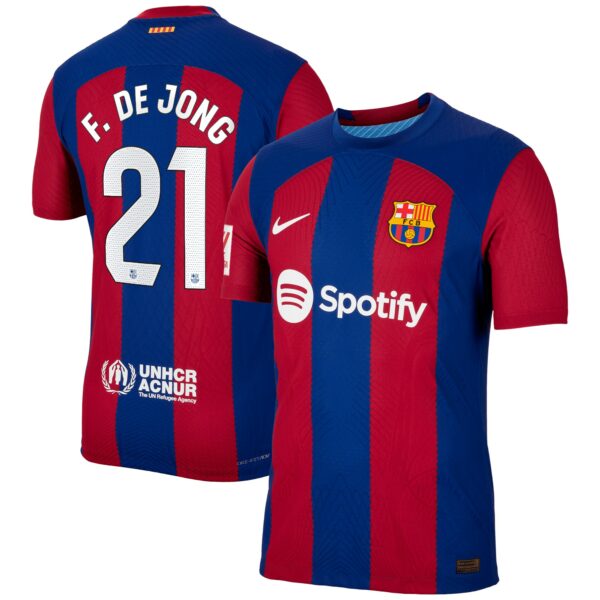 Frenkie de Jong Barcelona 2023/24 Home Authentic Jersey
