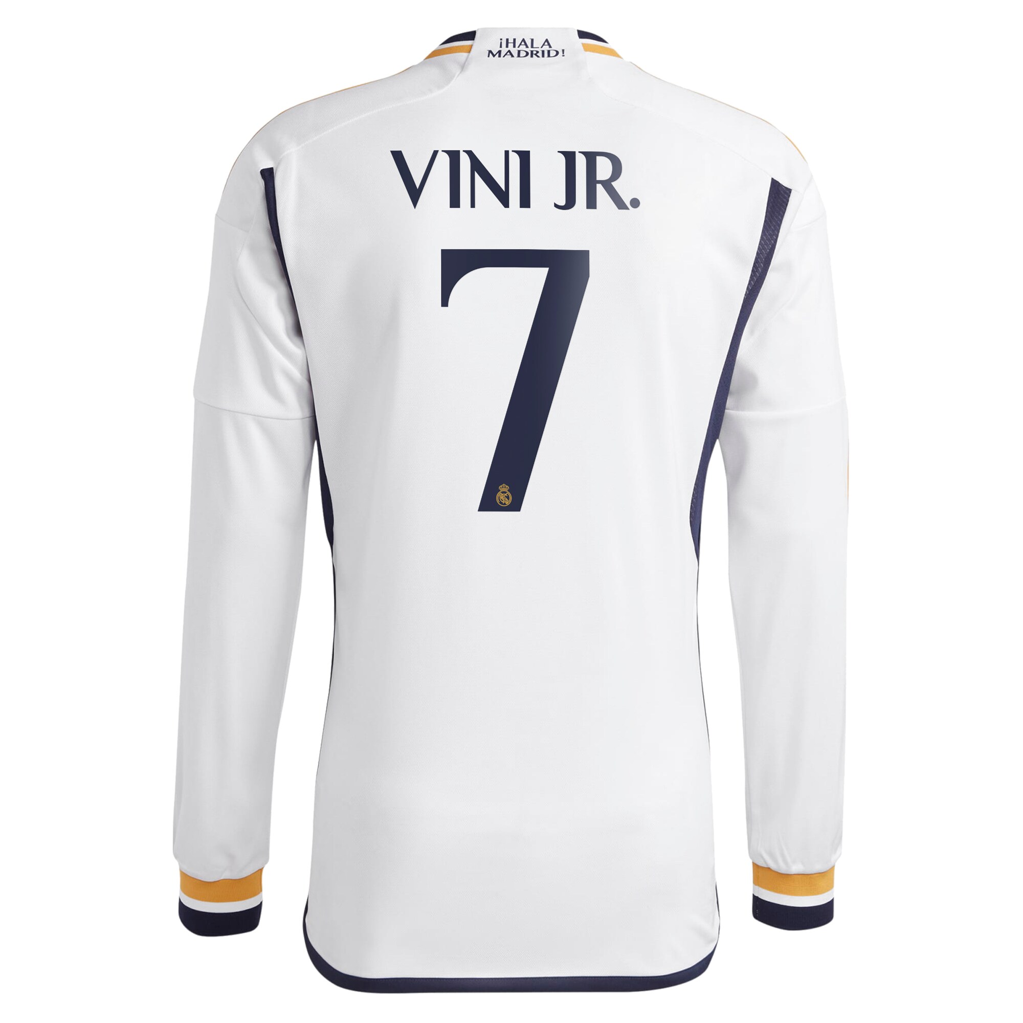 Vini Jr. Real Madrid 2023/24 Home Long Sleeve Player Jersey