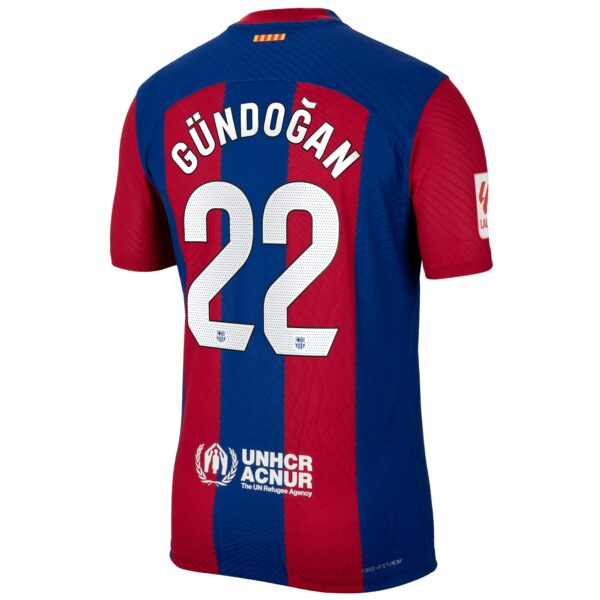 Ilkay Gündogan Barcelona 2023/24 Home Match Authentic Player Jersey