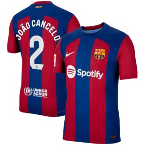 Joao Cancelo Barcelona 2023/24 Home Match Authentic Player Jersey