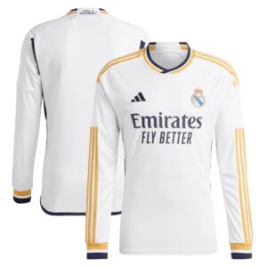 Real Madrid 2023/24 Home Long Sleeve Jersey