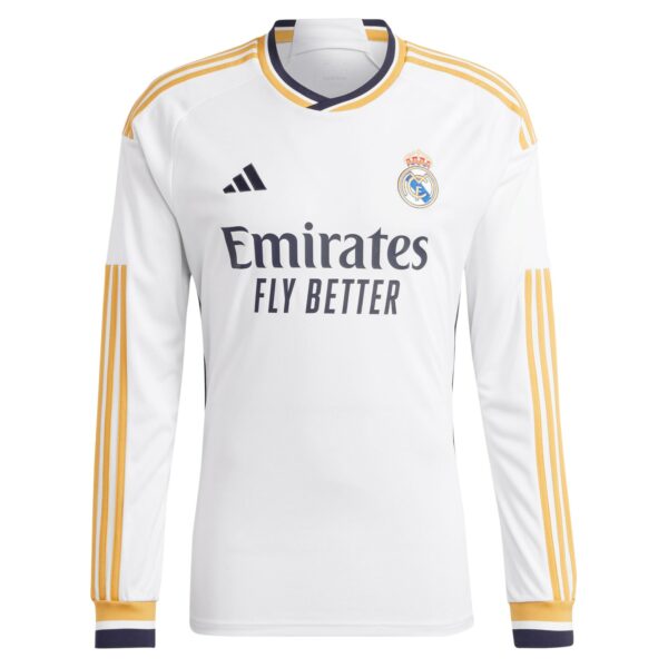 Real Madrid 2023/24 Home Long Sleeve Jersey