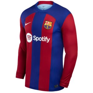 Barcelona 2023/24 Home Stadium Long Sleeve Jersey