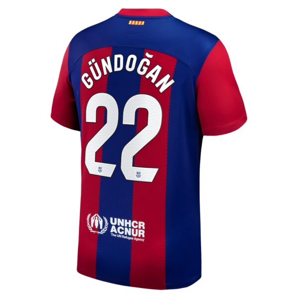 Ilkay Gündogan Barcelona 2023/24 Home Stadium Player Jersey