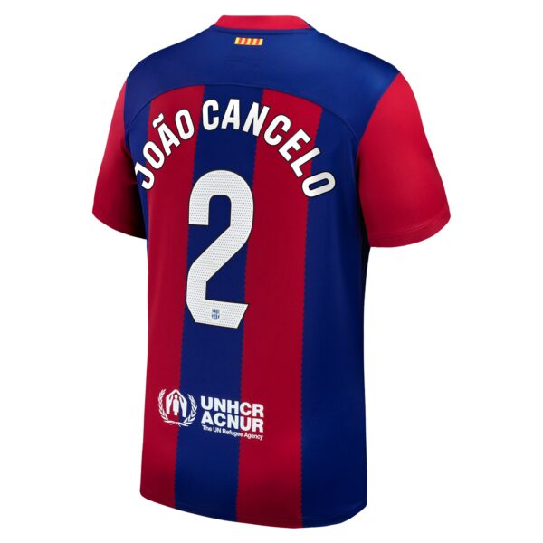 Joao Cancelo Barcelona 2023/24 Home Stadium Player Jersey
