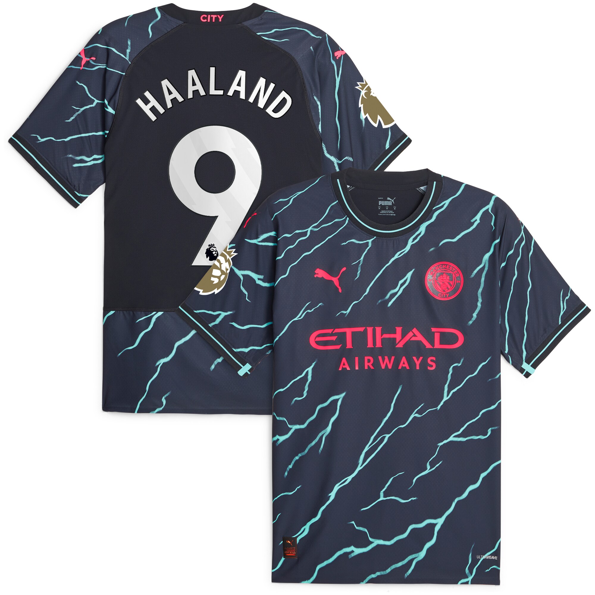 Erling Haaland Manchester City 2023/24 Third Authentic Player Jersey