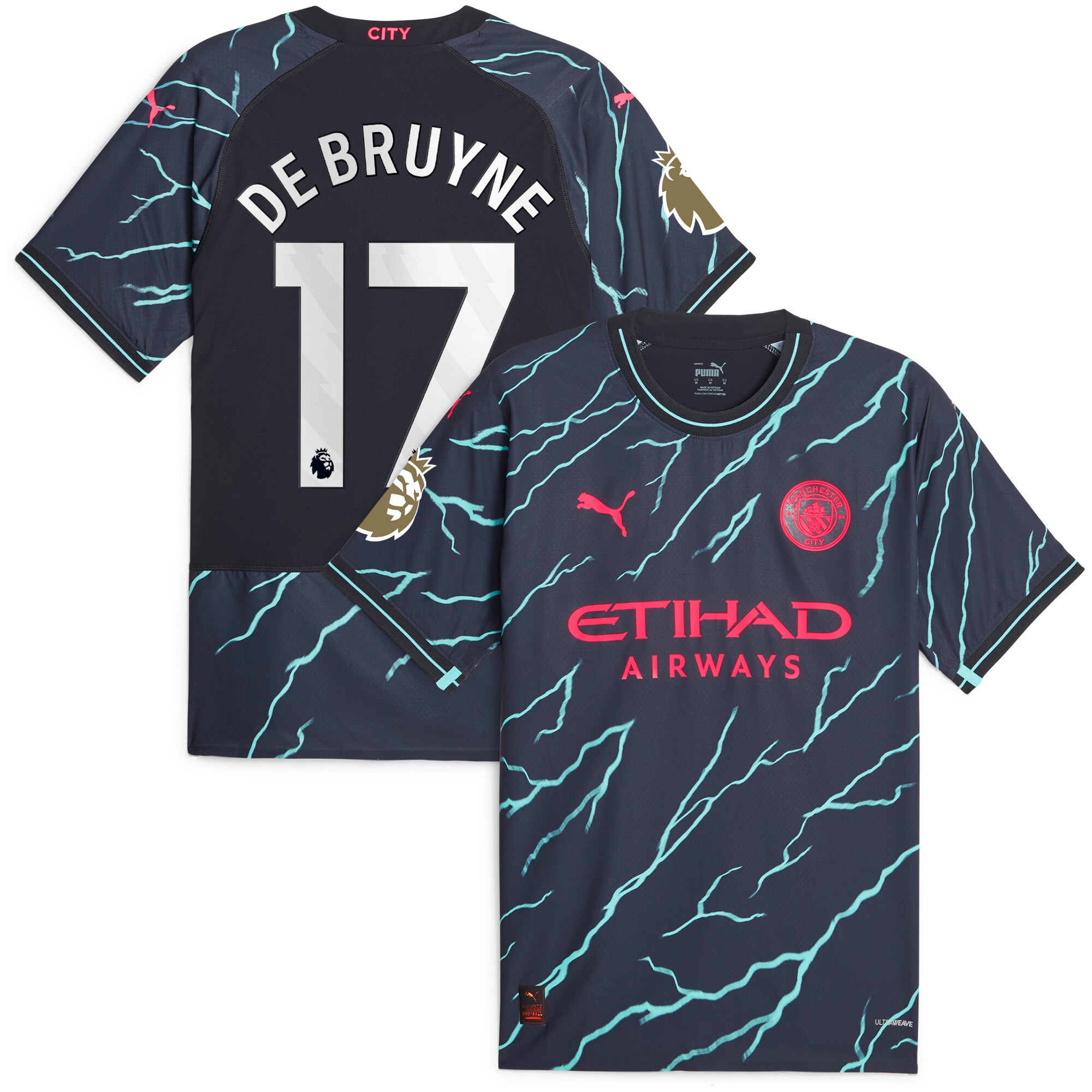 Kevin De Bruyne Manchester City 2023/24 Third Authentic Player Jersey