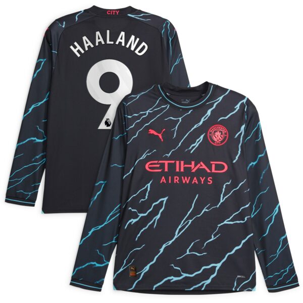 Erling Haaland Manchester City 2023/24 Third Long Sleeve Player Jersey