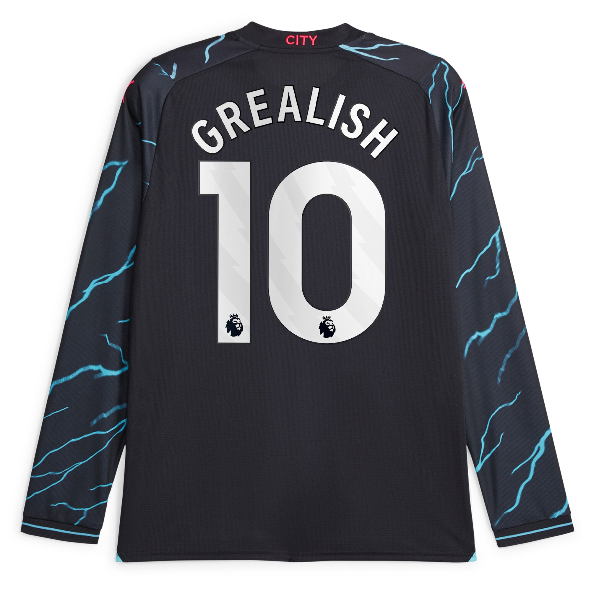 Jack Grealish Manchester City 2023/24 Third Long Sleeve Player Jersey