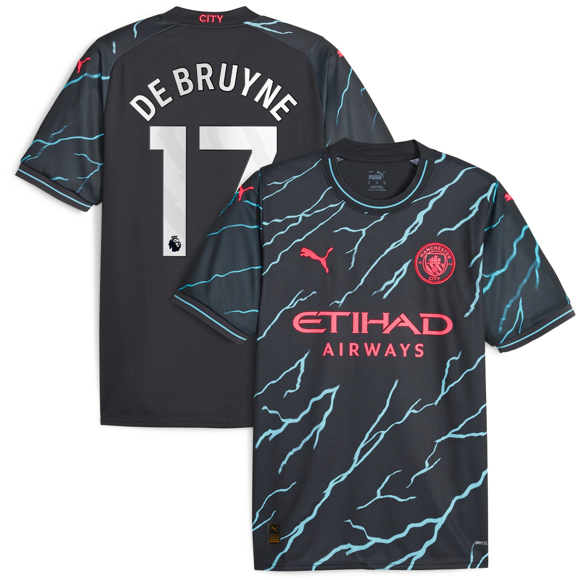 Kevin De Bruyne Manchester City 2023/24 Third Player Jersey