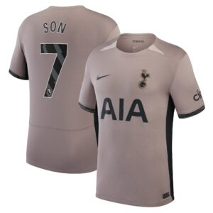 Son Heung-Min Tottenham Hotspur 2023/24 Third Stadium Player Jersey