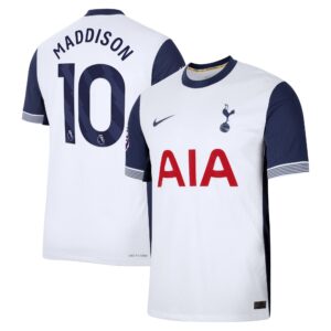 James Maddison Tottenham Hotspur 2024/25 Home Authentic Player Jersey - White