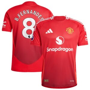 Bruno Fernandes Manchester United 2024/25 Home Authentic Player Jersey - Red