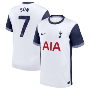 Son Heung-Min Tottenham Hotspur 2024/25 Home Player Jersey - White
