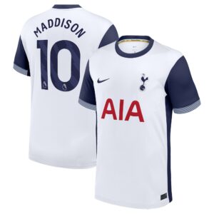 James Maddison Tottenham Hotspur 2024/25 Home Replica Player Jersey -