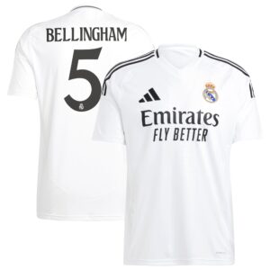 Jude Bellingham Real Madrid 2024/25 Home Replica Player Jersey