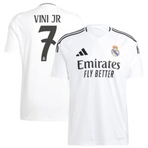 Vini Jr. Real Madrid 2024/25 Home Replica Player Jersey