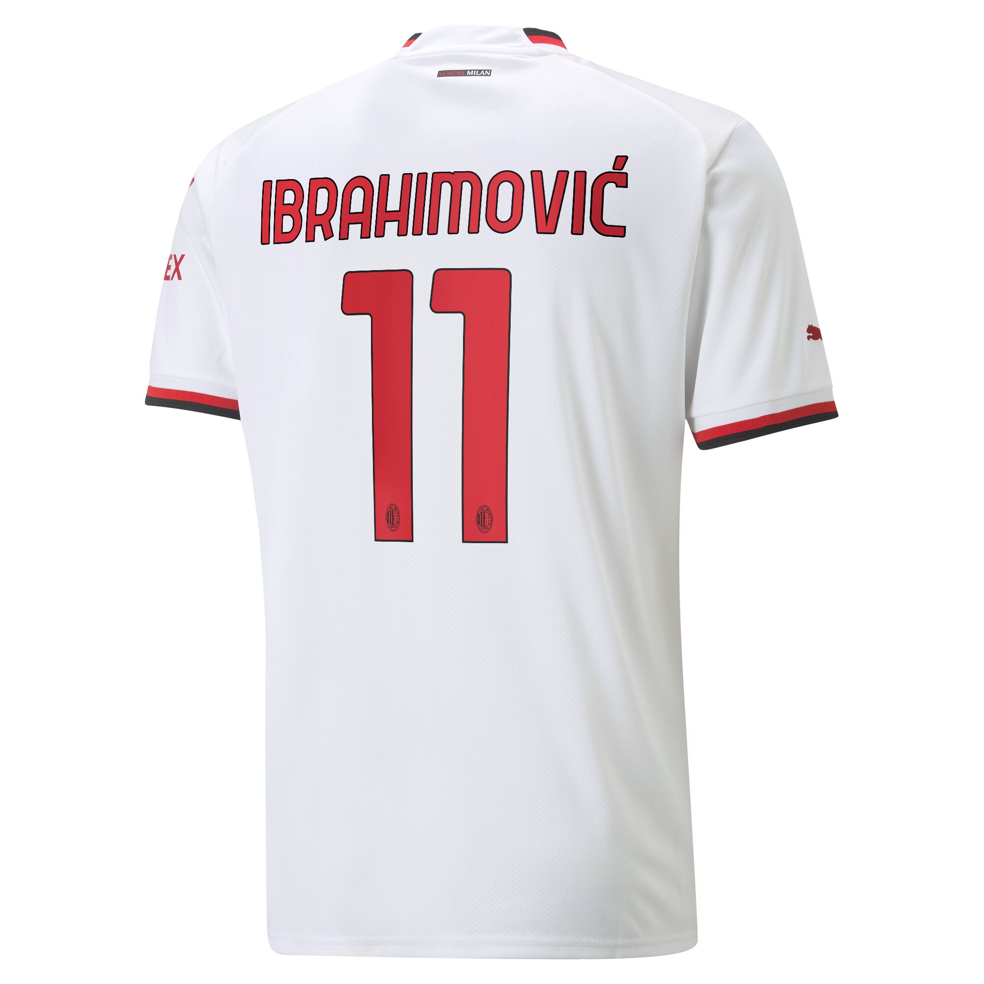 AC Milan Away Shirt 2022-23 with Ibrahimovic 11 printing