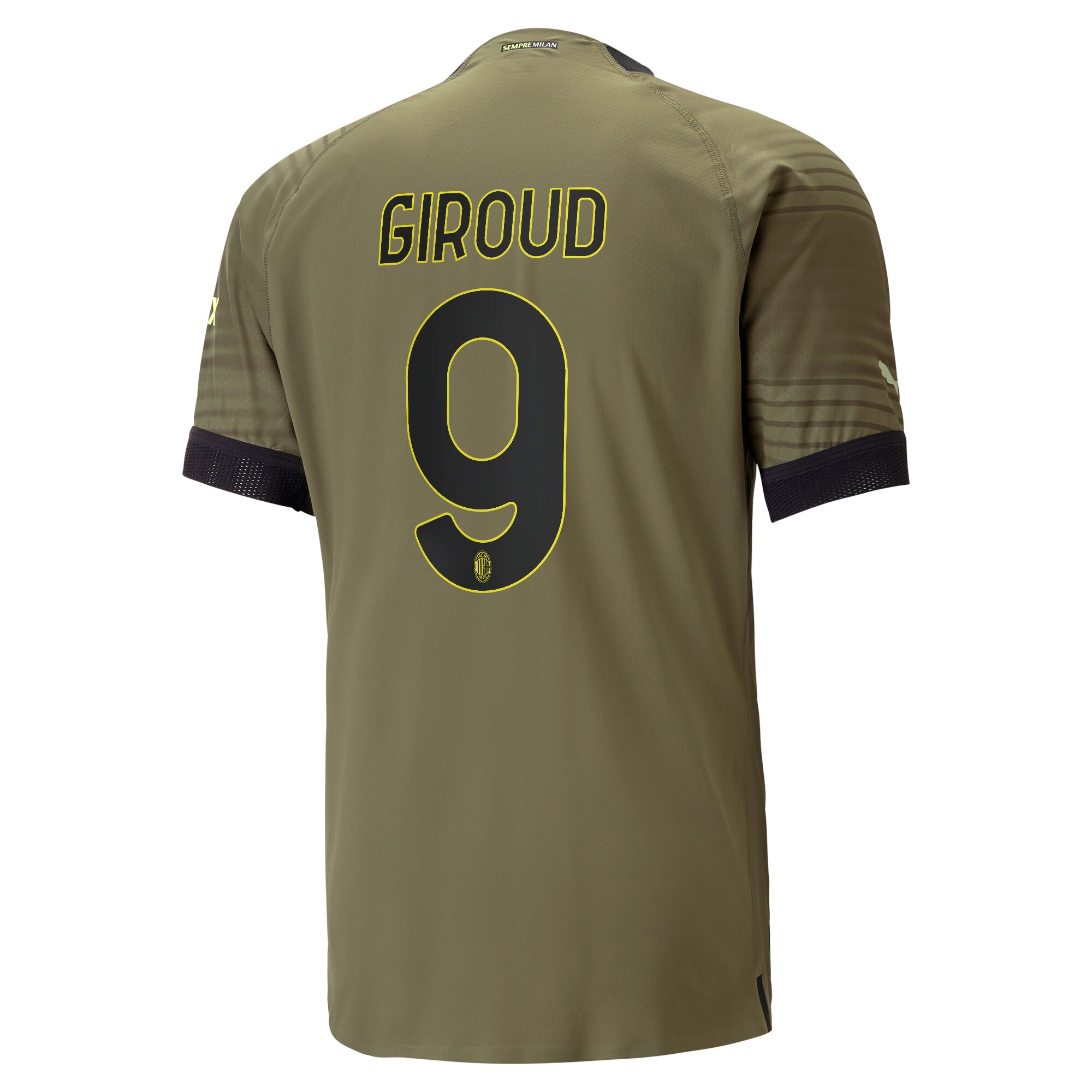 AC Milan Third Authentic Shirt 2022-23 with Giroud 9 printing