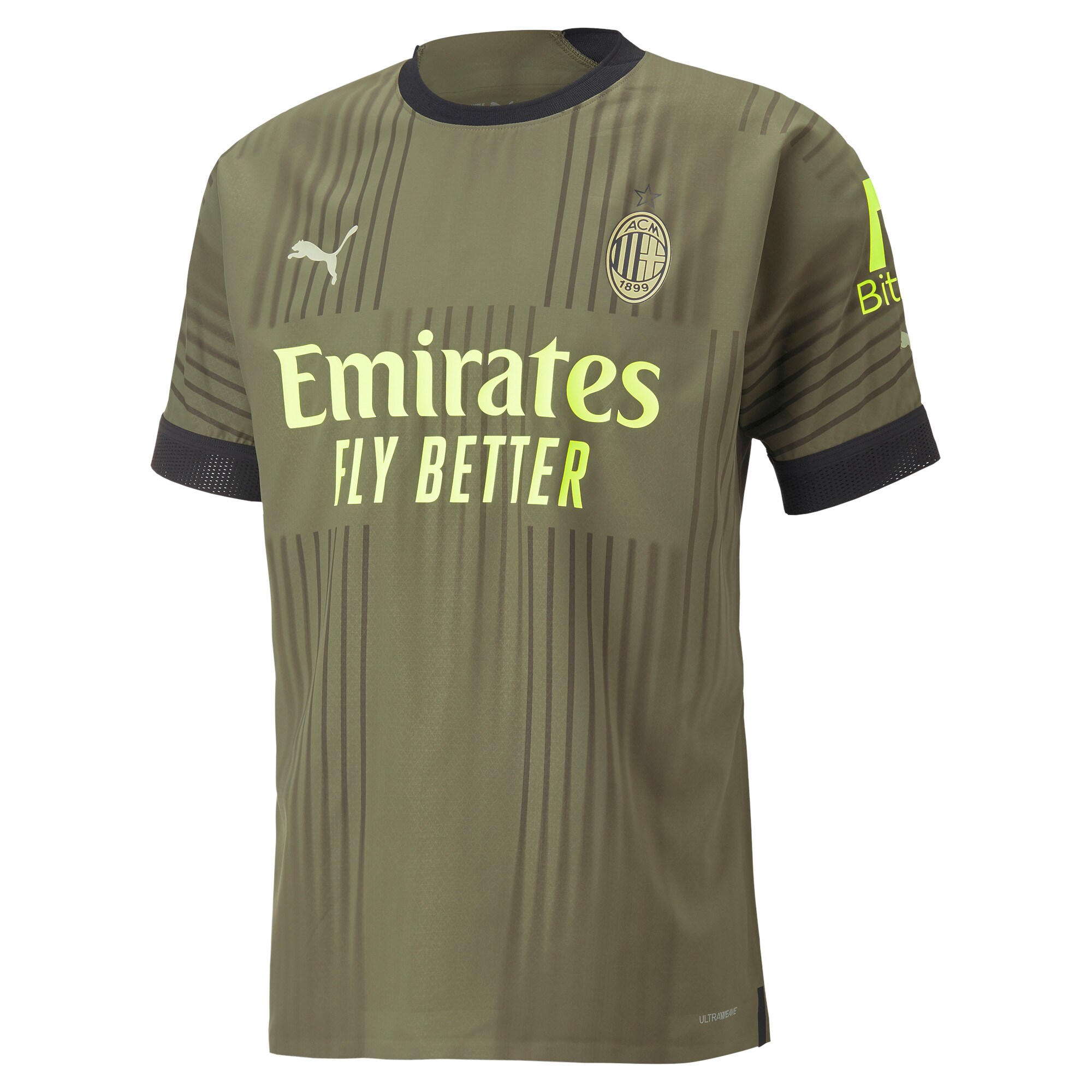 AC Milan Third Authentic Shirt 2022-23 with Kjær 24 printing