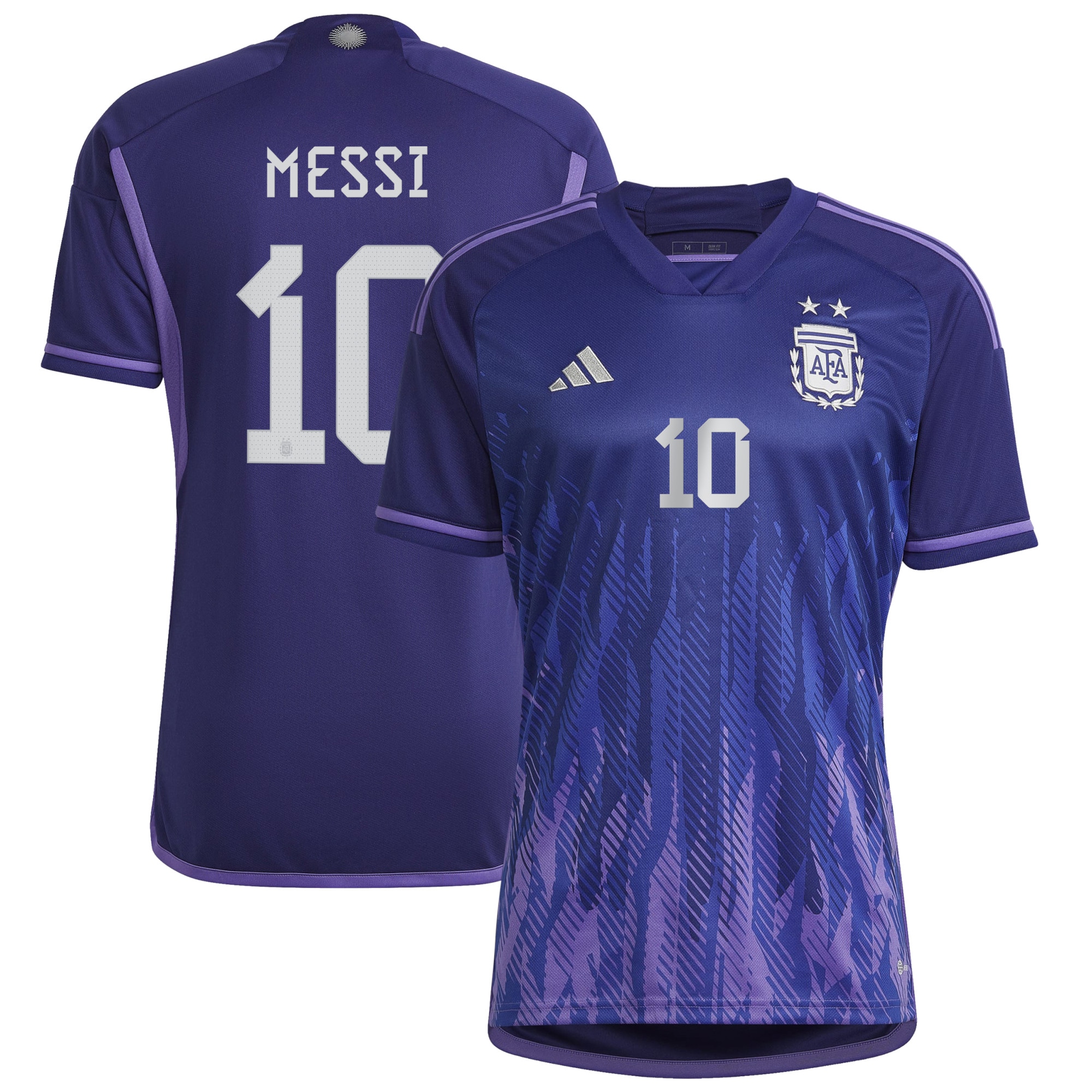 Argentina Away Shirt with Messi 10 printing