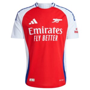 Arsenal Home Authentic Shirt 2024-25 with Rice 41 printing