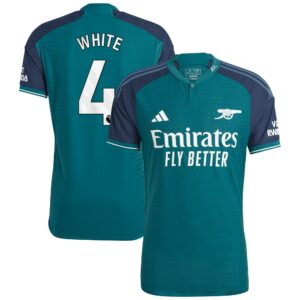 Arsenal Third Authentic Shirt 2023-24 with White 4 printing