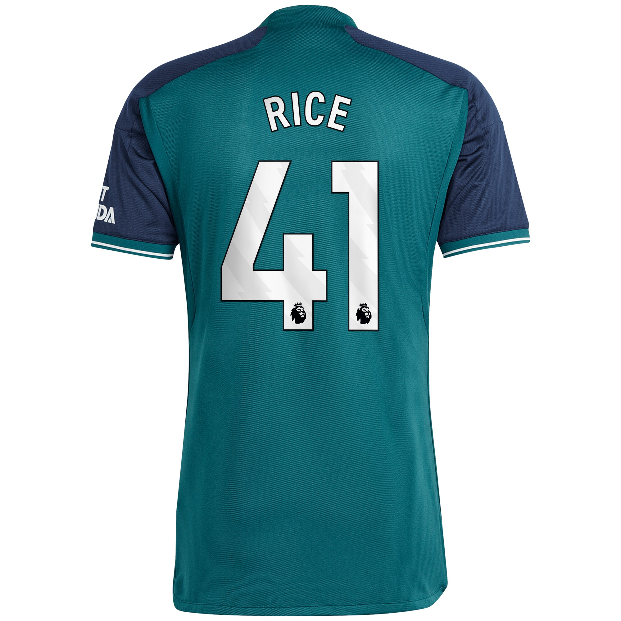 Arsenal Third Shirt 2023-24 with Rice 41 printing