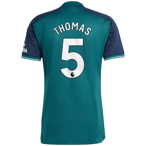 Arsenal Third Shirt 2023-24 with Thomas 5 printing