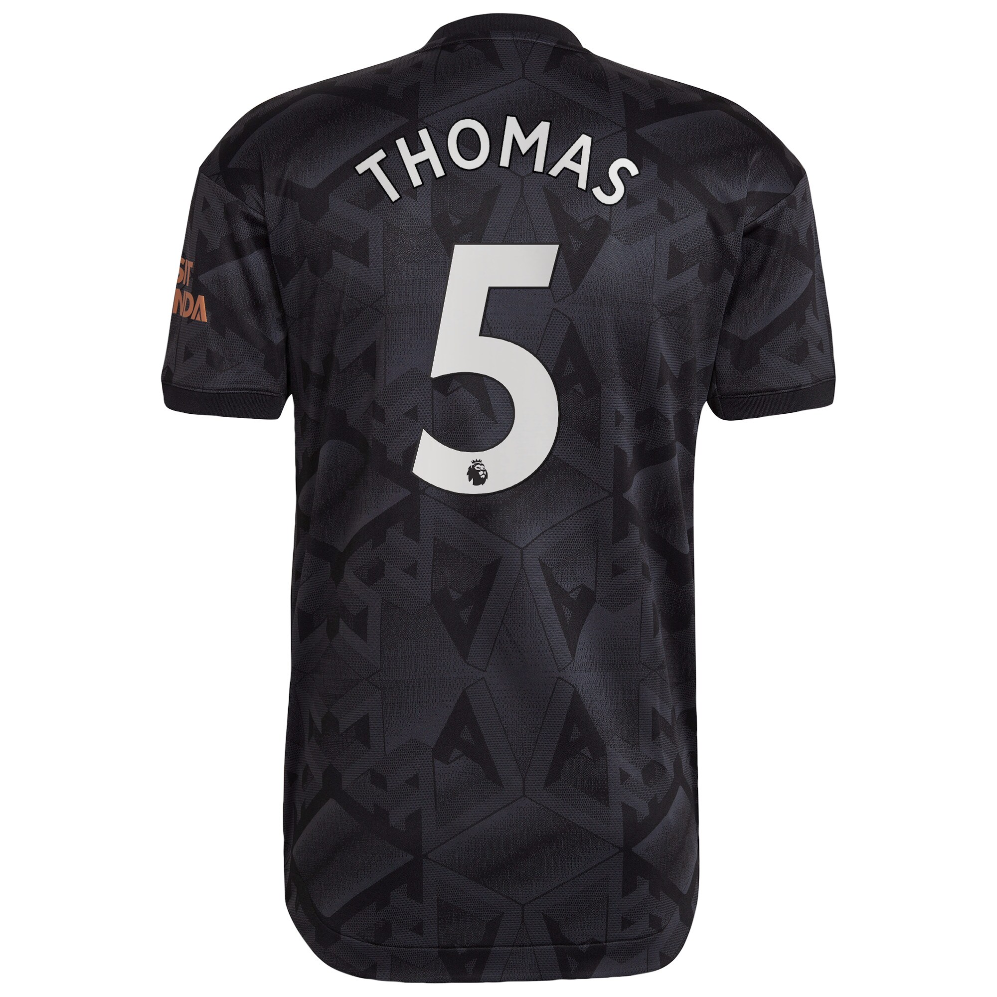 Arsenal Away Authentic Shirt 2022-2023 with Thomas 5 printing