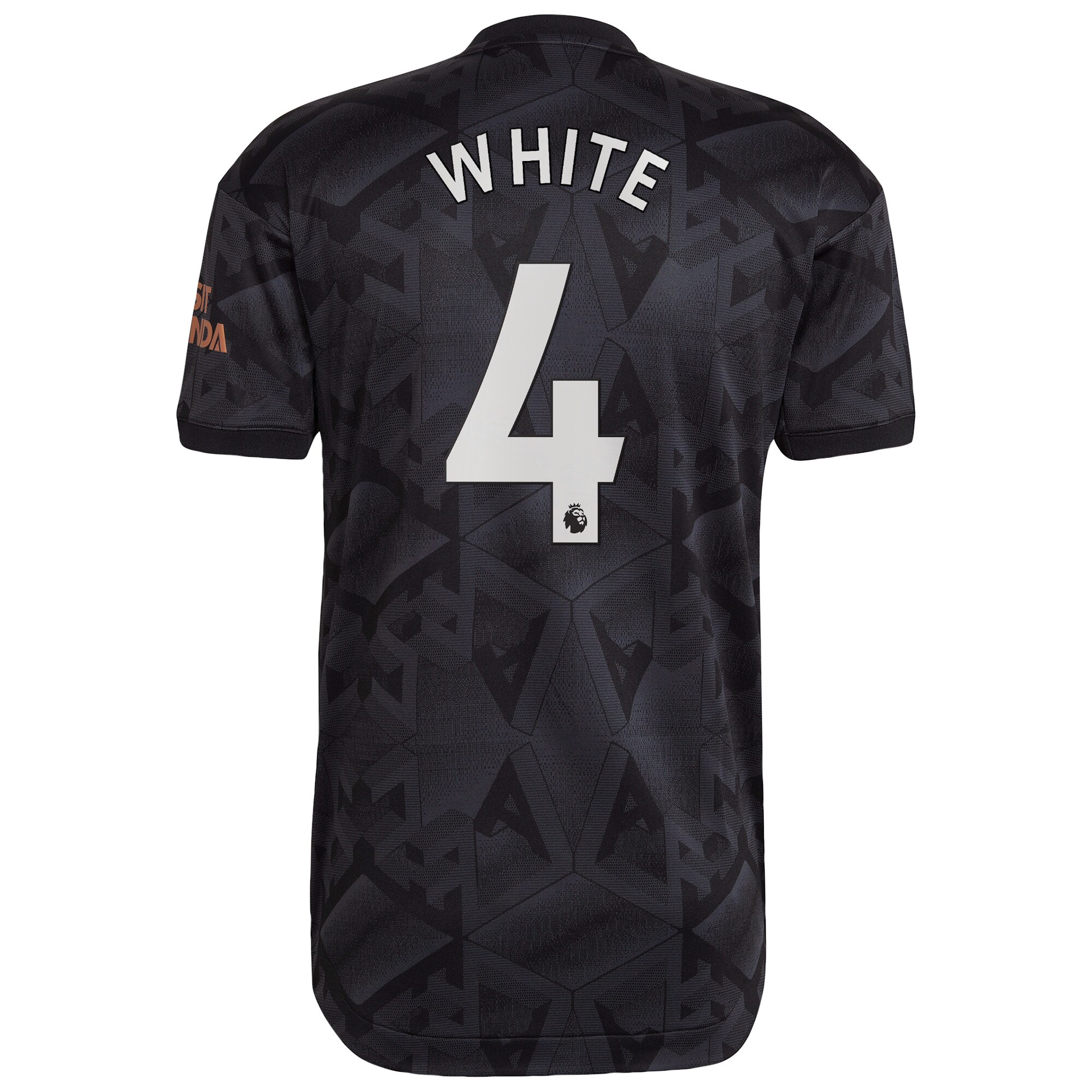 Arsenal Away Authentic Shirt 2022-2023 with White 4 printing