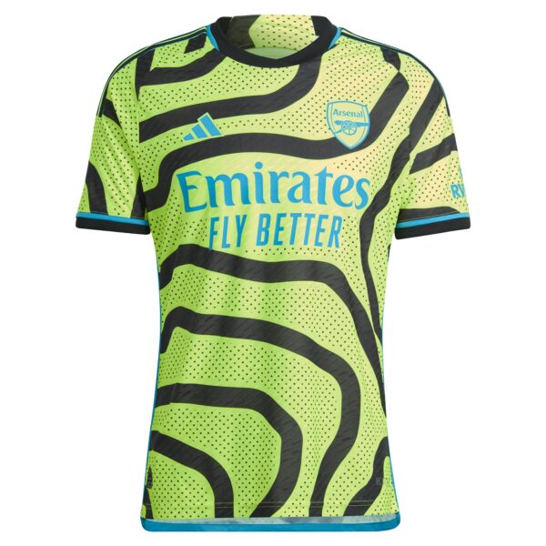 Arsenal Away Authentic Shirt 2023-24 with Ødegaard 8 printing
