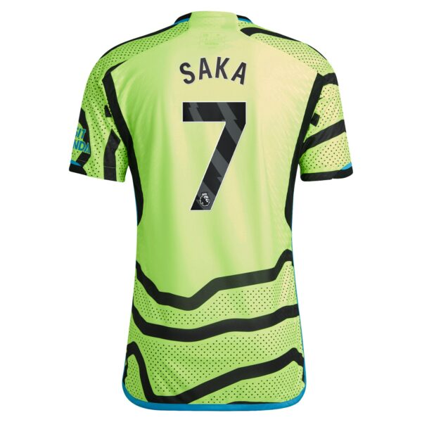 Arsenal Away Authentic Shirt 2023-24 with Saka 7 printing