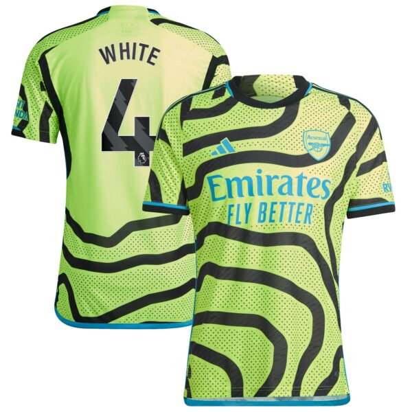 Arsenal Away Authentic Shirt 2023-24 with White 4 printing