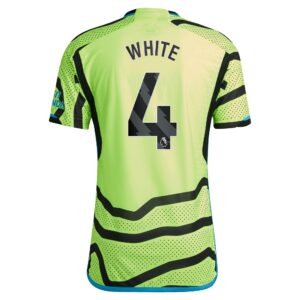 Arsenal Away Authentic Shirt 2023-24 with White 4 printing
